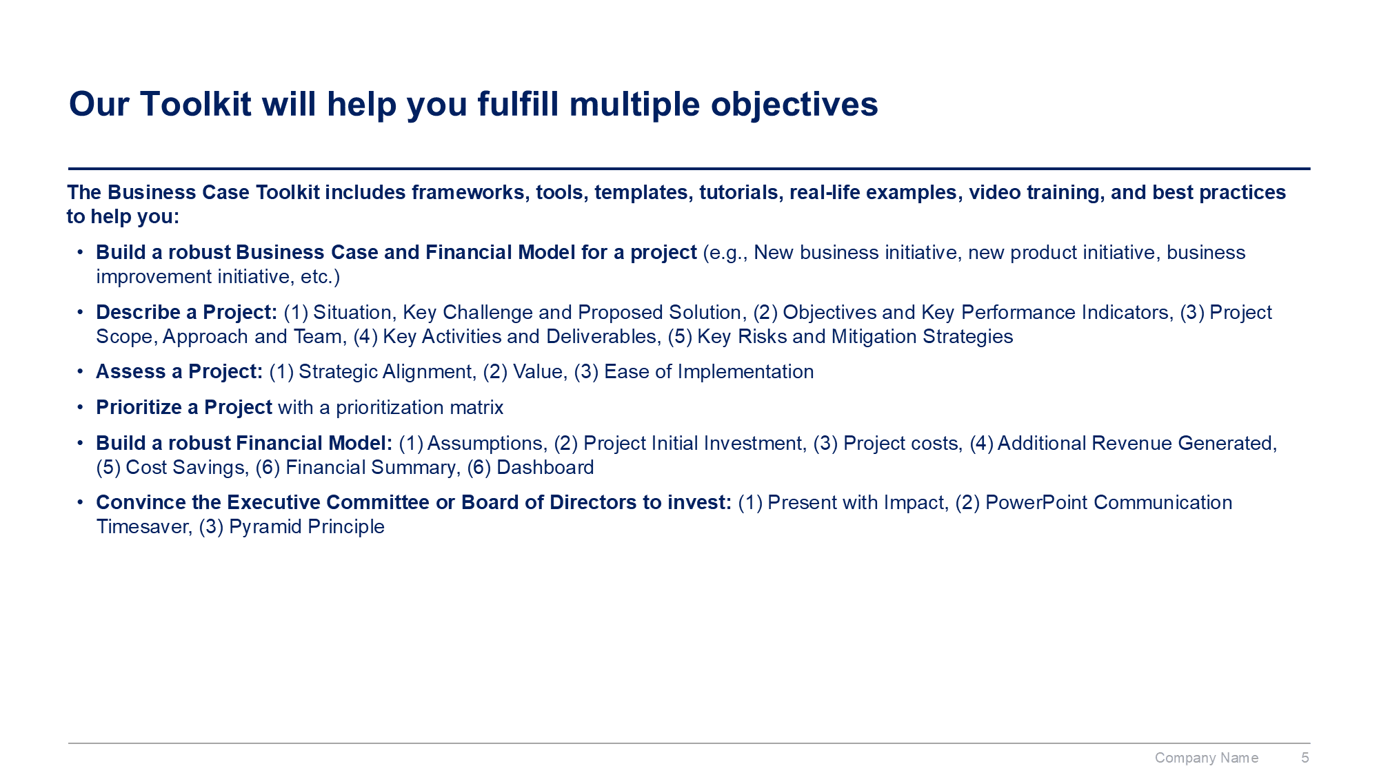 Business Case Toolkit - Image 6