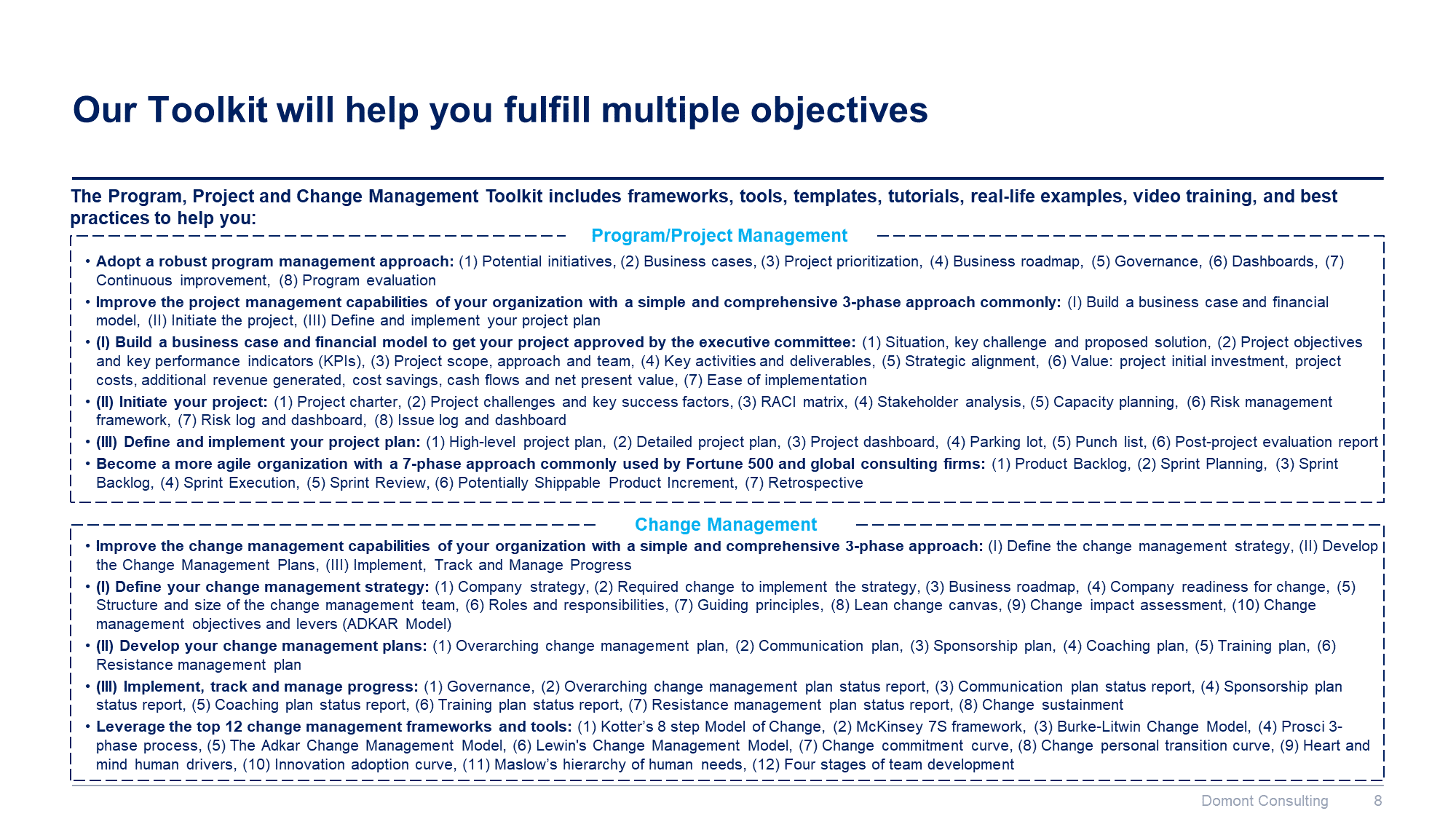 Program, Project and Change Management Toolkit - Image 9