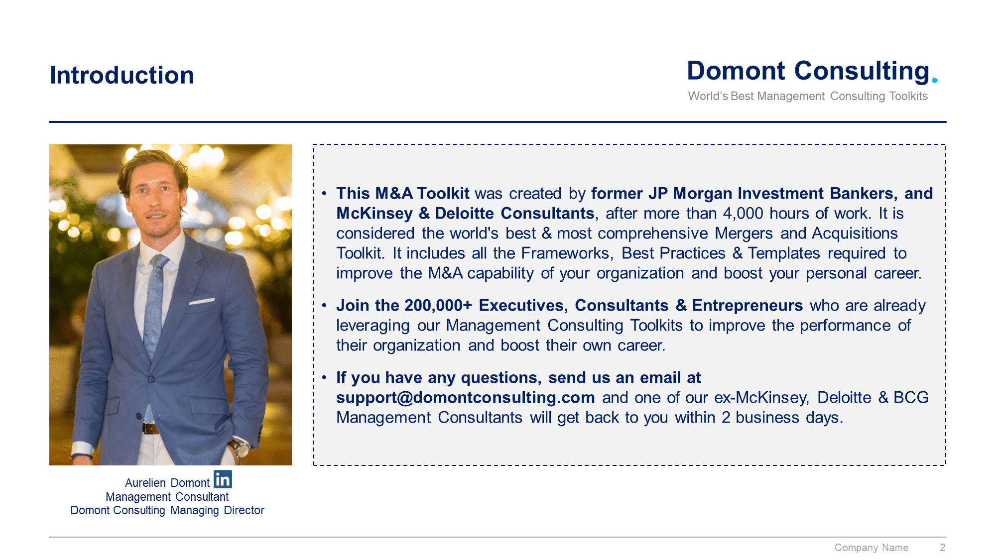 Mergers and Acquisitions Toolkit - Image 3